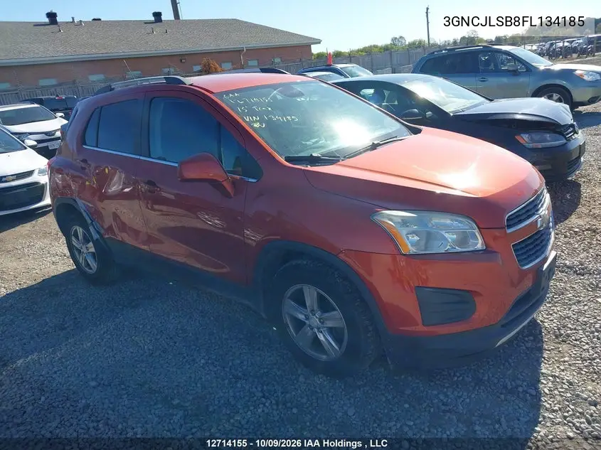 CHEVROLET TRAX 2015, VIN 3GNCJLSB8FL134185