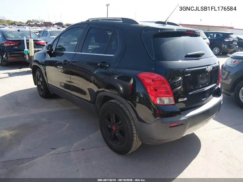 2015 CHEVROLET TRAX VIN 3GNCJLSB1FL176584 — фото 3