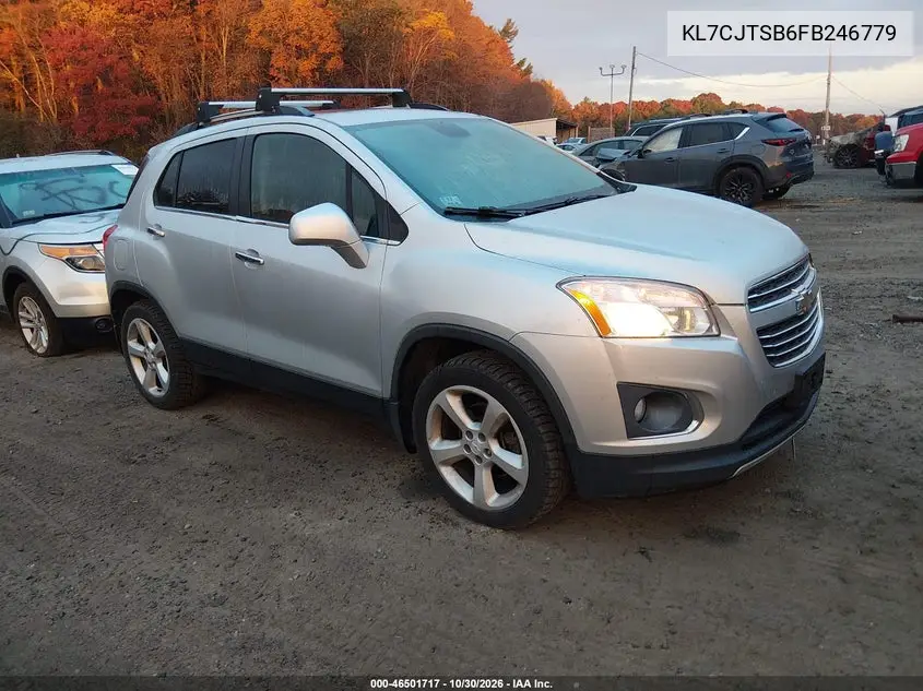 CHEVROLET TRAX 2015, VIN KL7CJTSB6FB246779