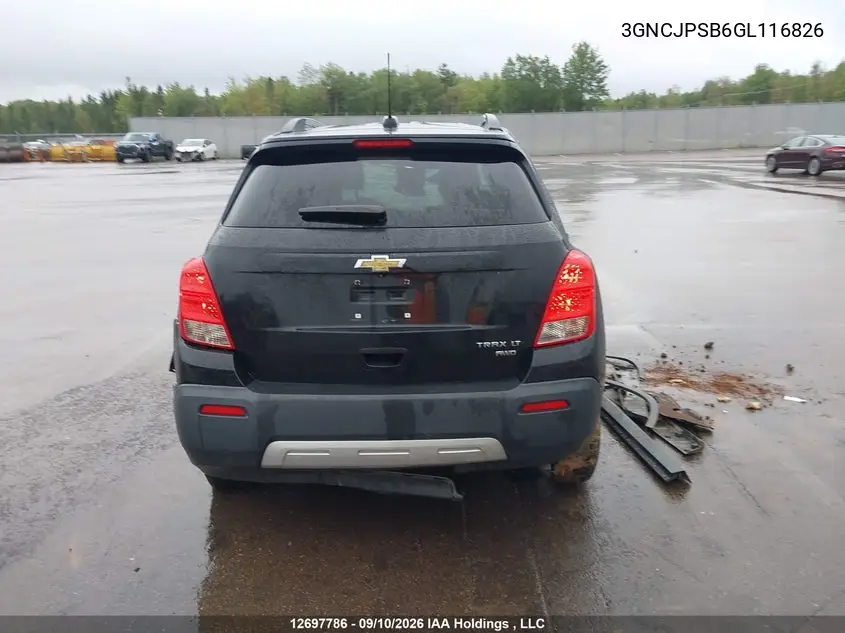 2016 CHEVROLET TRAX VIN 3GNCJPSB6GL116826 — фото 17