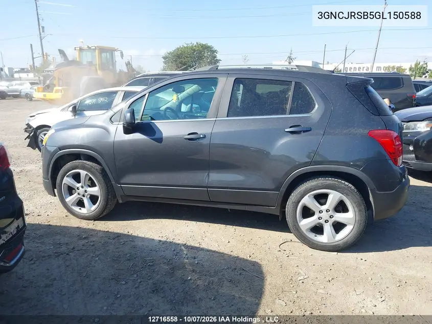 2016 CHEVROLET TRAX VIN 3GNCJRSB5GL150588 — фото 15