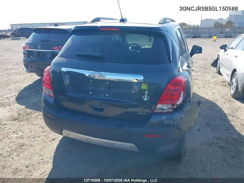 2016 CHEVROLET TRAX VIN 3GNCJRSB5GL150588 — фото 17
