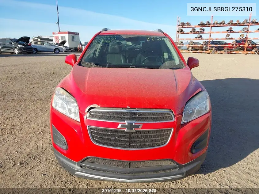 2016 CHEVROLET TRAX VIN 3GNCJLSB8GL275310 — фото 13