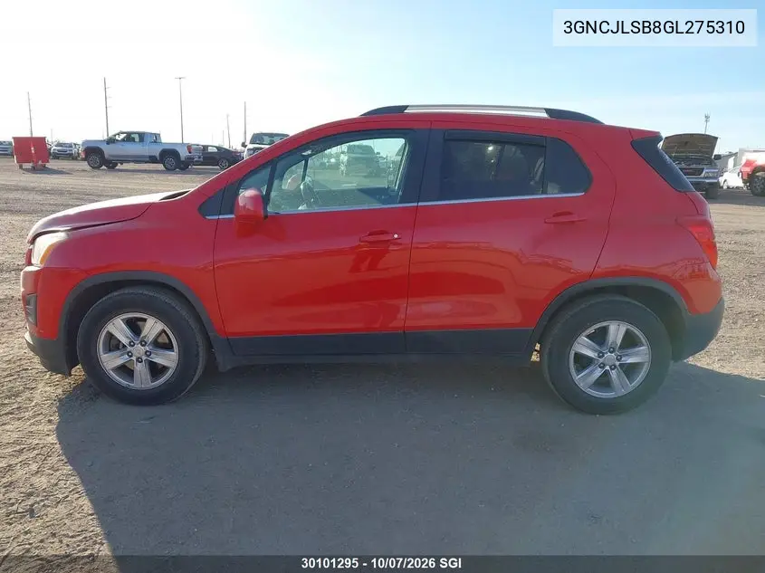 2016 CHEVROLET TRAX VIN 3GNCJLSB8GL275310 — фото 15
