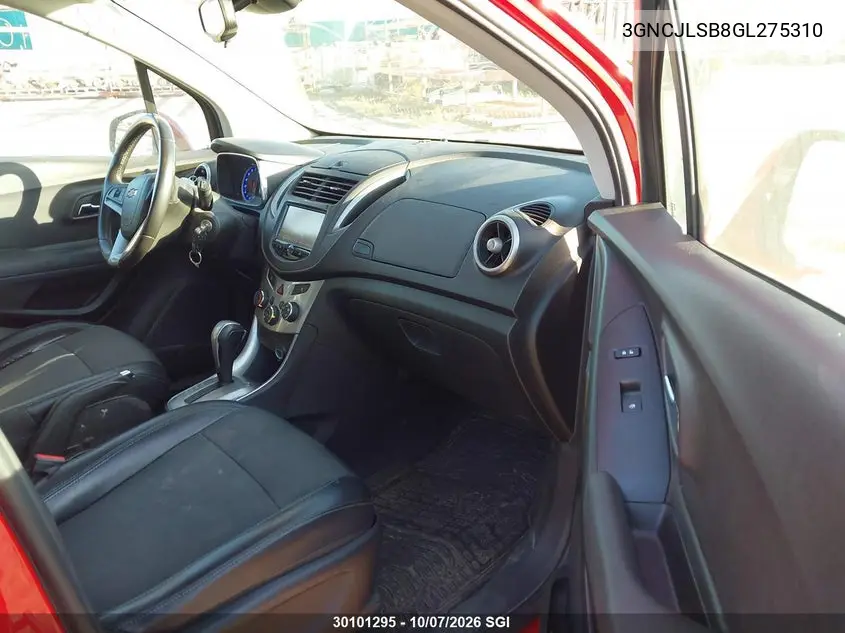 2016 CHEVROLET TRAX VIN 3GNCJLSB8GL275310 — фото 5
