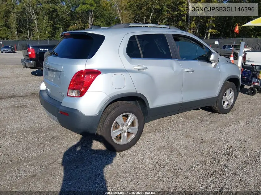 2016 CHEVROLET TRAX VIN 3GNCJPSB3GL146396 — фото 4