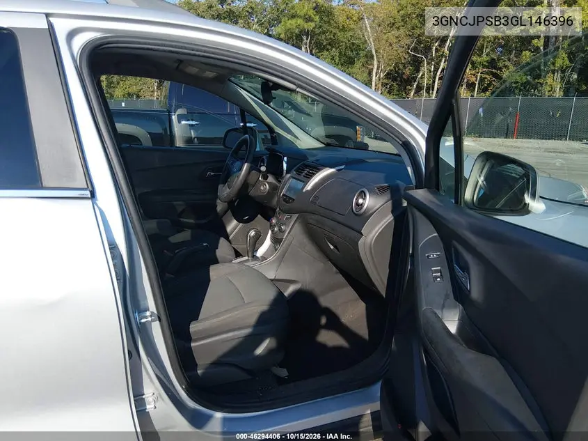 2016 CHEVROLET TRAX VIN 3GNCJPSB3GL146396 — фото 5