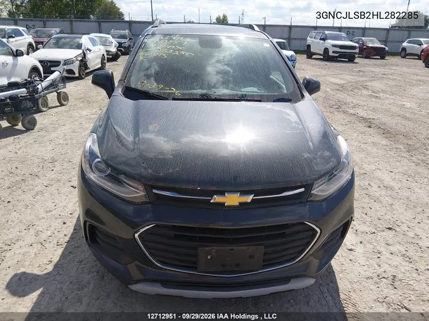 2017 CHEVROLET TRAX VIN 3GNCJLSB2HL282285 — фото 12