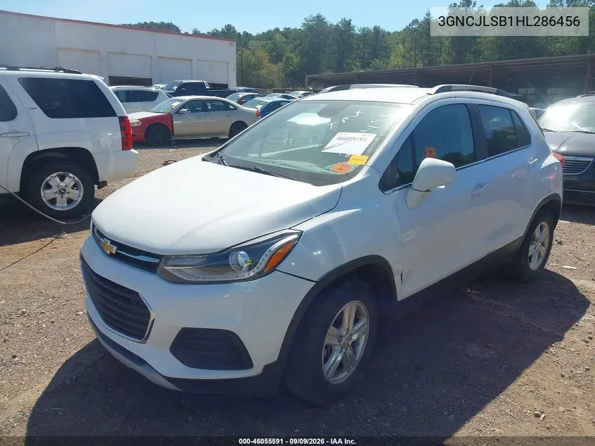 2017 CHEVROLET TRAX VIN 3GNCJLSB1HL286456 — фото 2