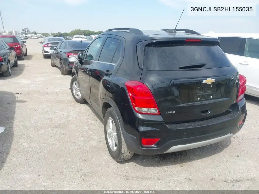 2017 CHEVROLET TRAX VIN 3GNCJLSB2HL155035 — фото 3
