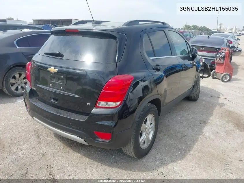2017 CHEVROLET TRAX VIN 3GNCJLSB2HL155035 — фото 4