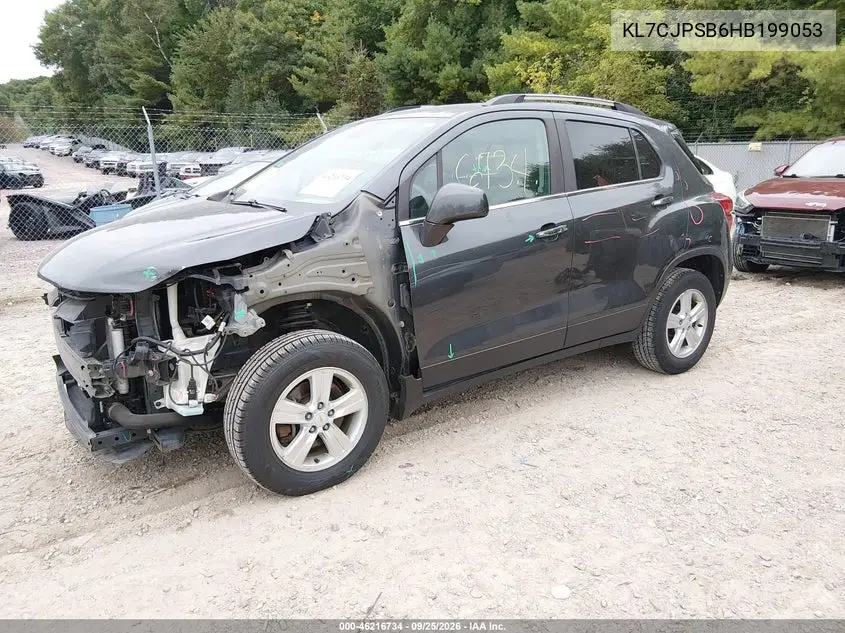 2017 CHEVROLET TRAX VIN KL7CJPSB6HB199053 — фото 2
