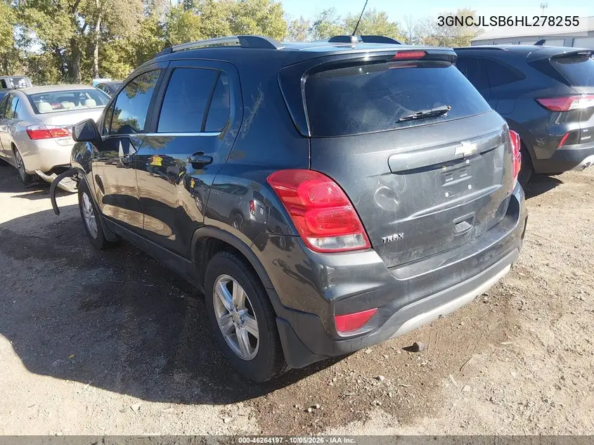 2017 CHEVROLET TRAX VIN 3GNCJLSB6HL278255 — фото 3