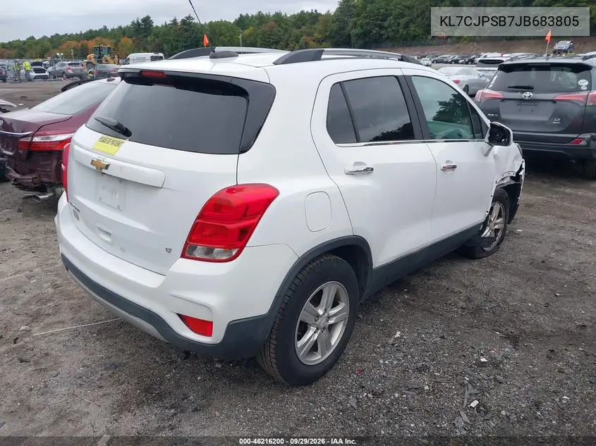 2018 CHEVROLET TRAX VIN KL7CJPSB7JB683805 — фото 4
