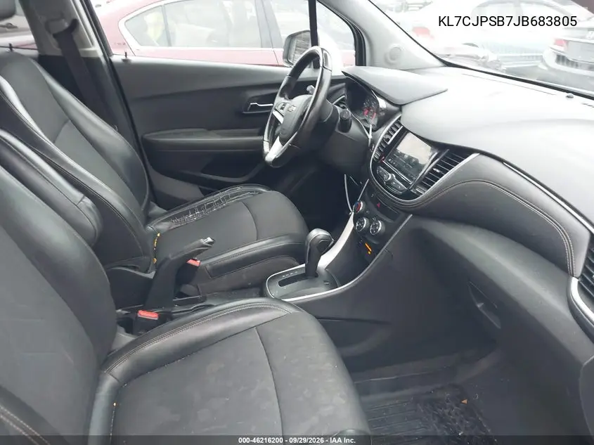 2018 CHEVROLET TRAX VIN KL7CJPSB7JB683805 — фото 5