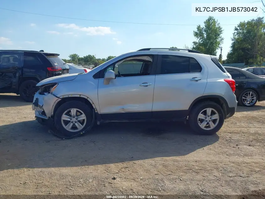 2018 CHEVROLET TRAX VIN KL7CJPSB1JB573042 — фото 14