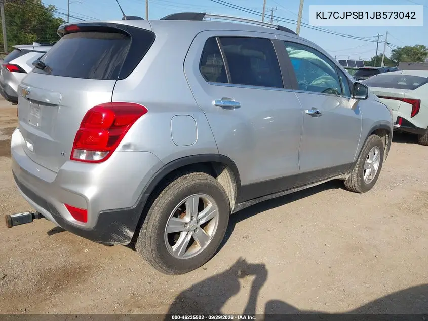 2018 CHEVROLET TRAX VIN KL7CJPSB1JB573042 — фото 4