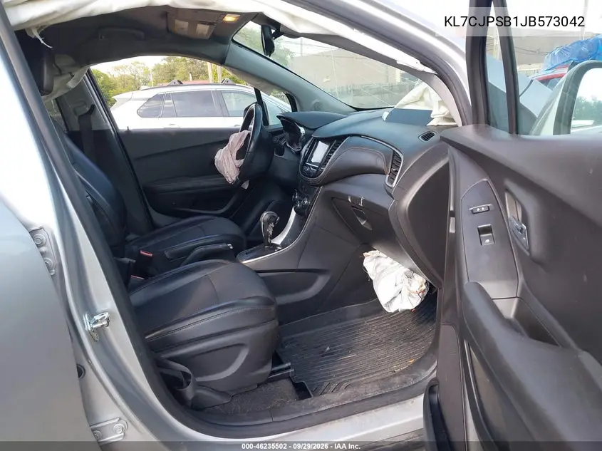 2018 CHEVROLET TRAX VIN KL7CJPSB1JB573042 — фото 5