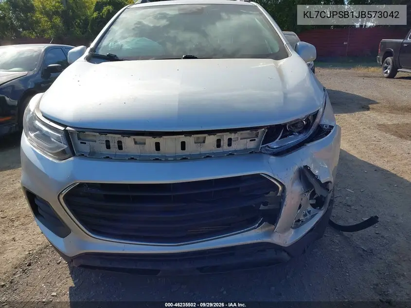 2018 CHEVROLET TRAX VIN KL7CJPSB1JB573042 — фото 6