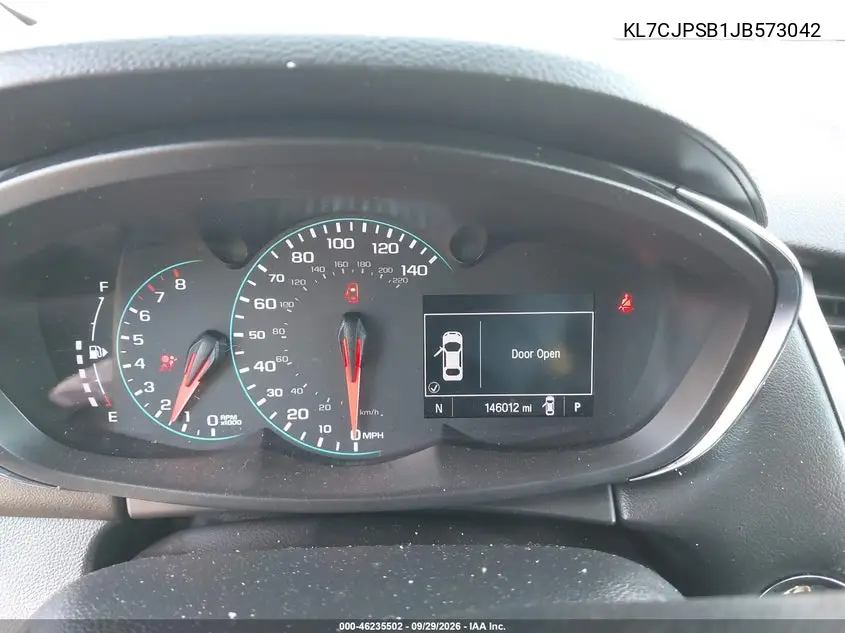 2018 CHEVROLET TRAX VIN KL7CJPSB1JB573042 — фото 7