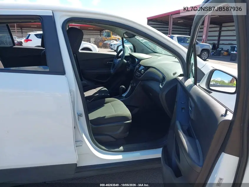 2018 CHEVROLET TRAX VIN KL7CJNSB7JB587936 — фото 5