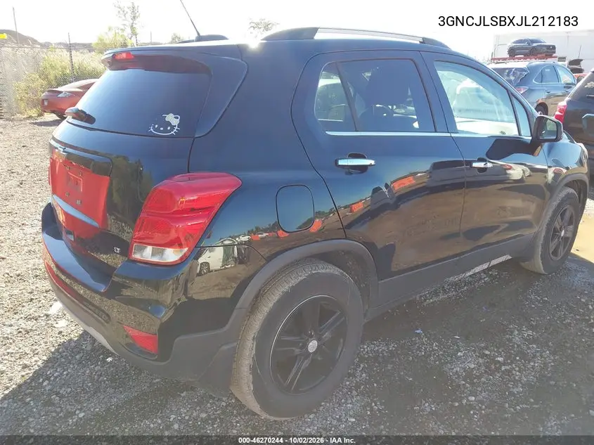 2018 CHEVROLET TRAX VIN 3GNCJLSBXJL212183 — фото 4