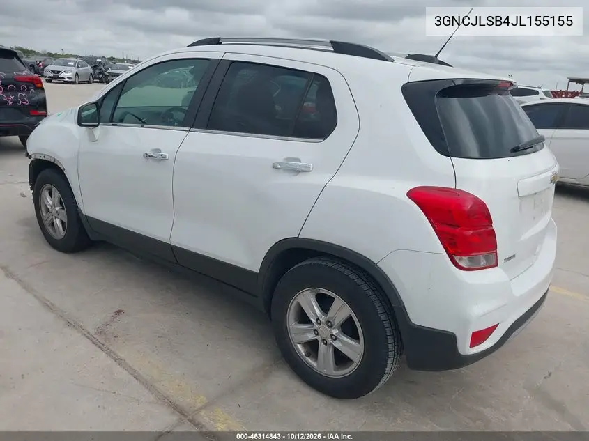 2018 CHEVROLET TRAX VIN 3GNCJLSB4JL155155 — фото 3