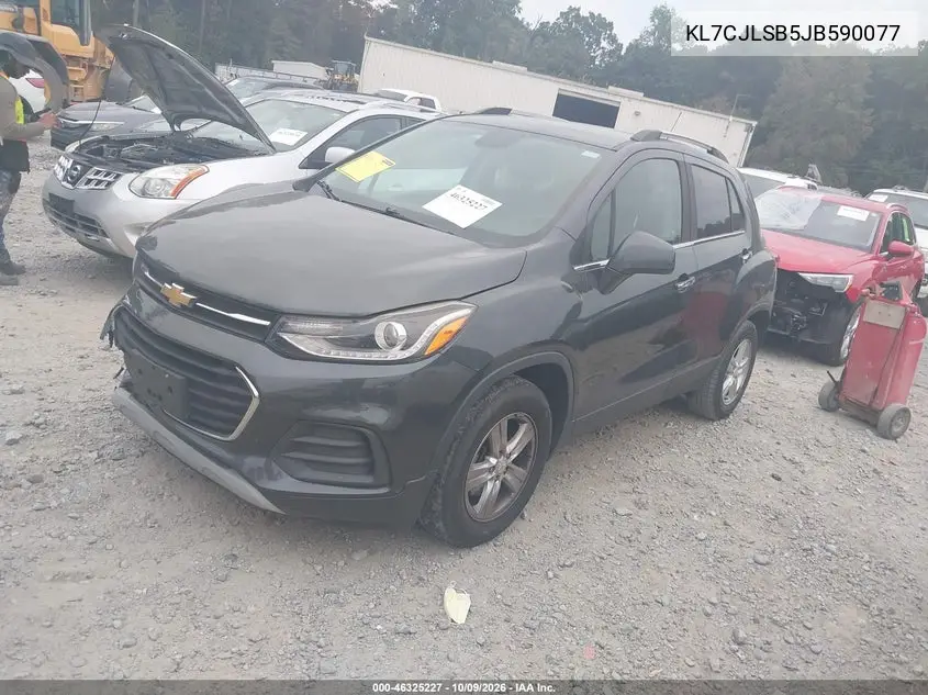 2018 CHEVROLET TRAX VIN KL7CJLSB5JB590077 — фото 2