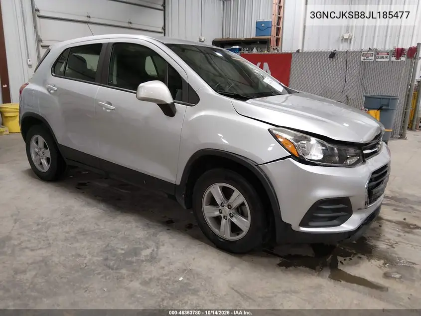 CHEVROLET TRAX 2018, VIN 3GNCJKSB8JL185477