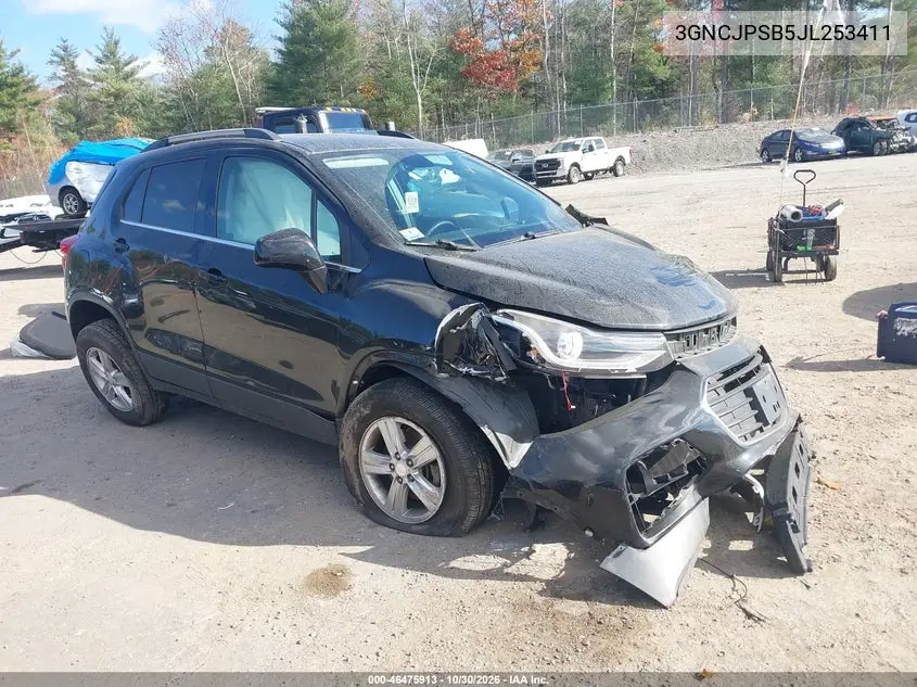 CHEVROLET TRAX 2018, VIN 3GNCJPSB5JL253411