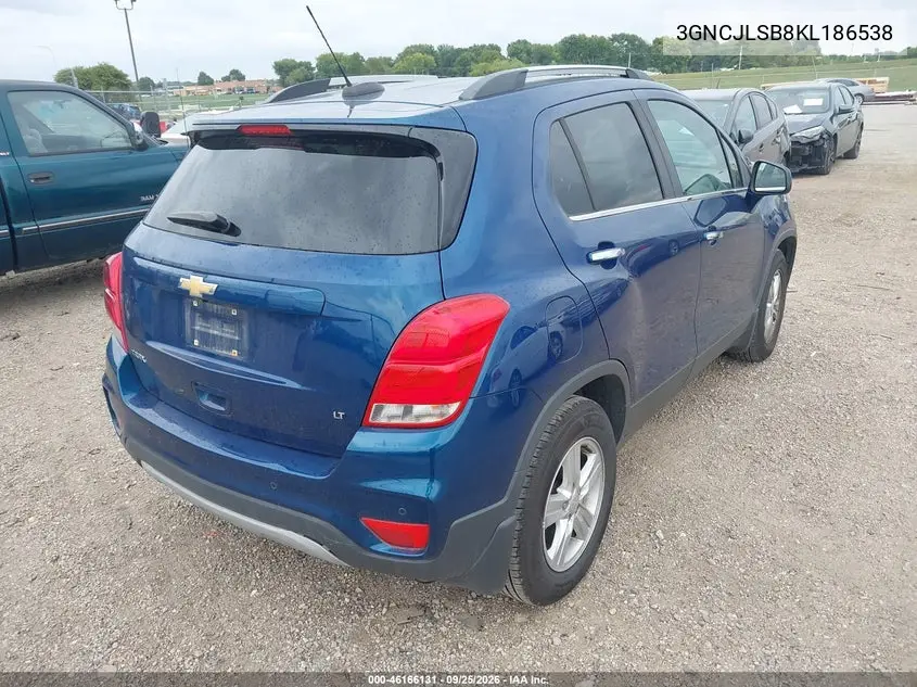 2019 CHEVROLET TRAX VIN 3GNCJLSB8KL186538 — фото 4