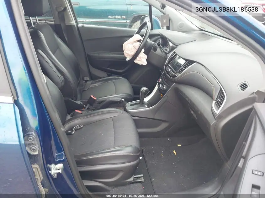 2019 CHEVROLET TRAX VIN 3GNCJLSB8KL186538 — фото 5
