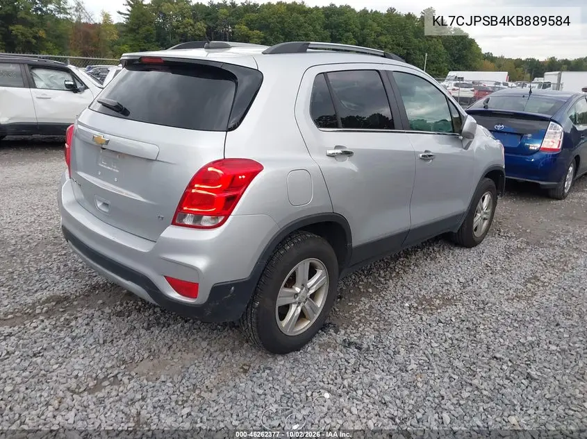 2019 CHEVROLET TRAX VIN KL7CJPSB4KB889584 — фото 4