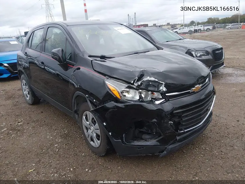 CHEVROLET TRAX 2019, VIN 3GNCJKSB5KL166516