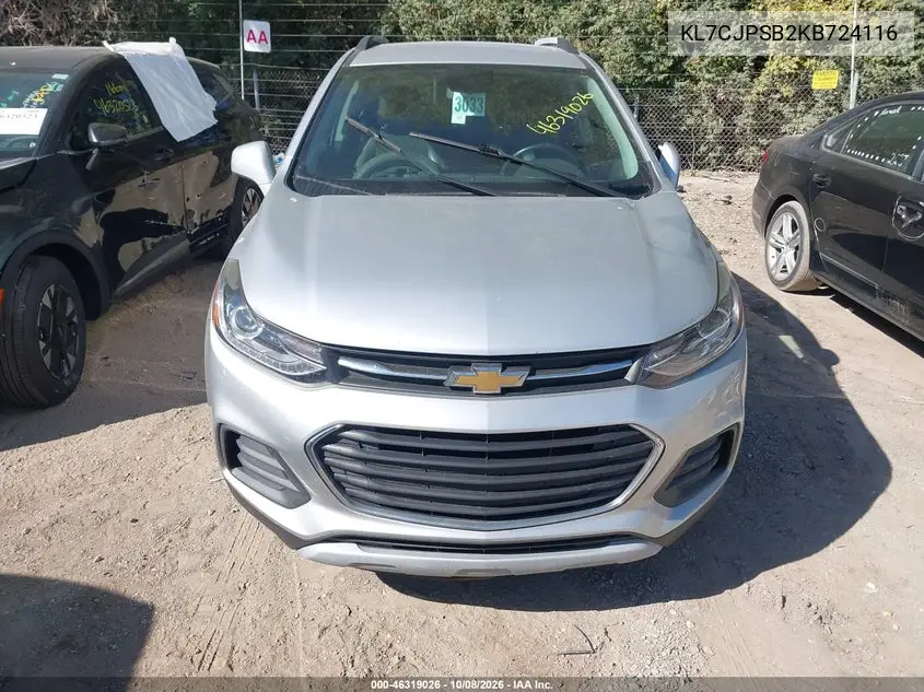 2019 CHEVROLET TRAX VIN KL7CJPSB2KB724116 — фото 12