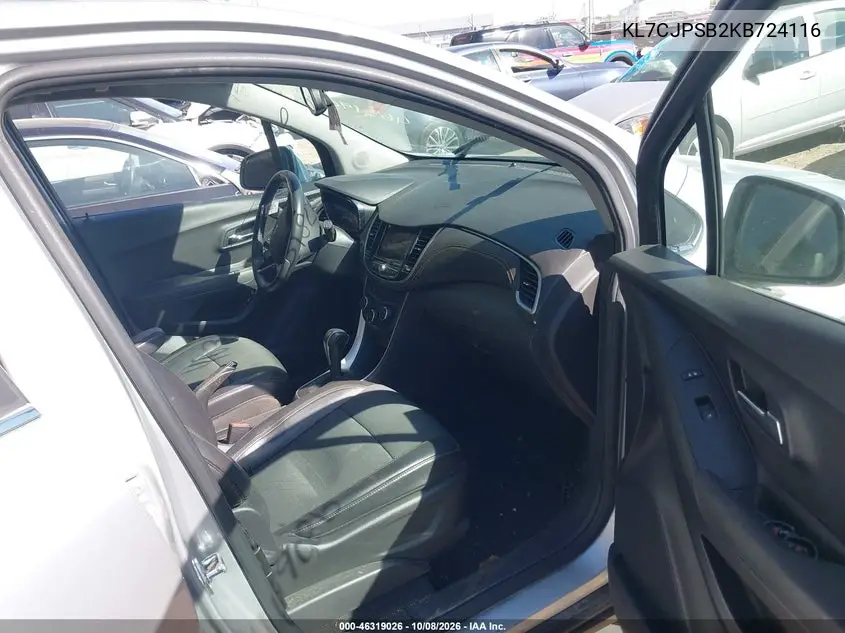2019 CHEVROLET TRAX VIN KL7CJPSB2KB724116 — фото 5