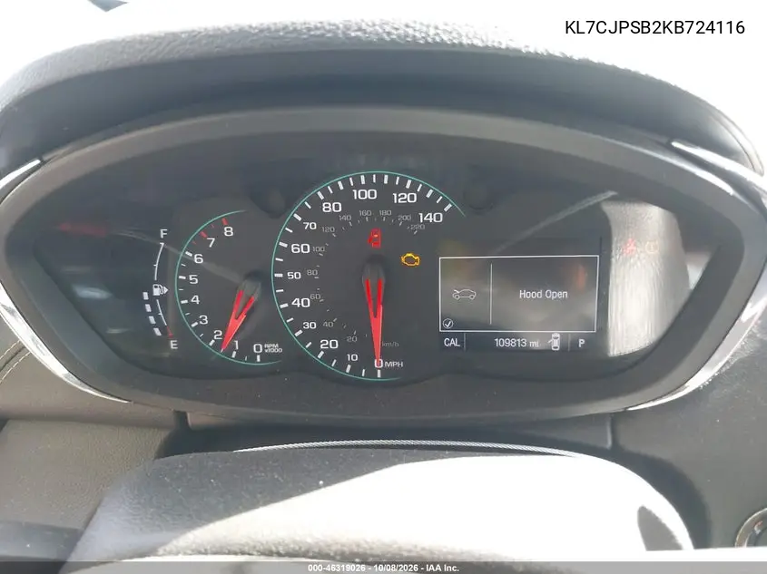 2019 CHEVROLET TRAX VIN KL7CJPSB2KB724116 — фото 7