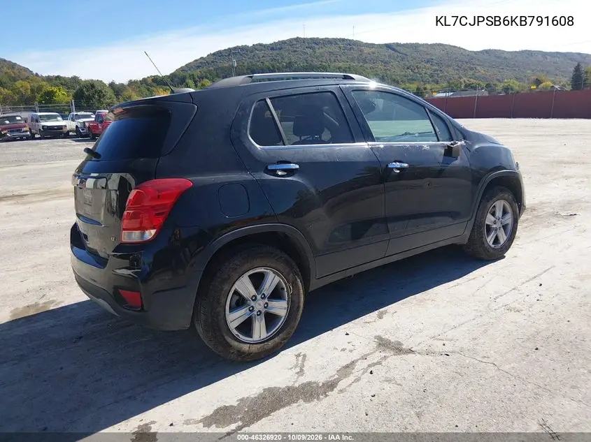 2019 CHEVROLET TRAX VIN KL7CJPSB6KB791608 — фото 4