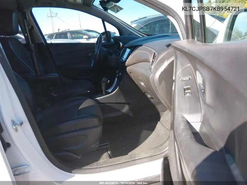 2019 CHEVROLET TRAX VIN KL7CJPSB7KB954721 — фото 5