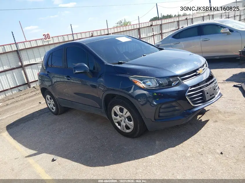 CHEVROLET TRAX 2019, VIN 3GNCJKSBXKL160825