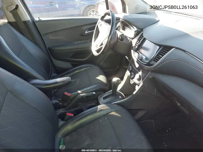 2020 CHEVROLET TRAX VIN 3GNCJPSB0LL261063 — фото 5