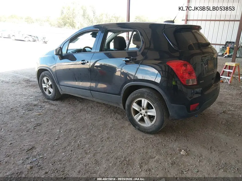 2020 CHEVROLET TRAX VIN KL7CJKSB5LB053853 — фото 3