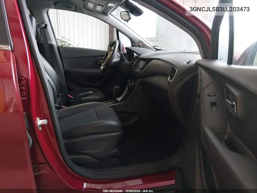2020 CHEVROLET TRAX VIN 3GNCJLSB3LL203473 — фото 5