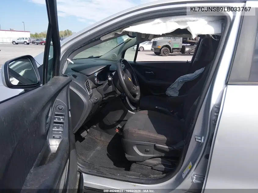 2020 CHEVROLET TRAX VIN KL7CJNSB9LB033767 — фото 5