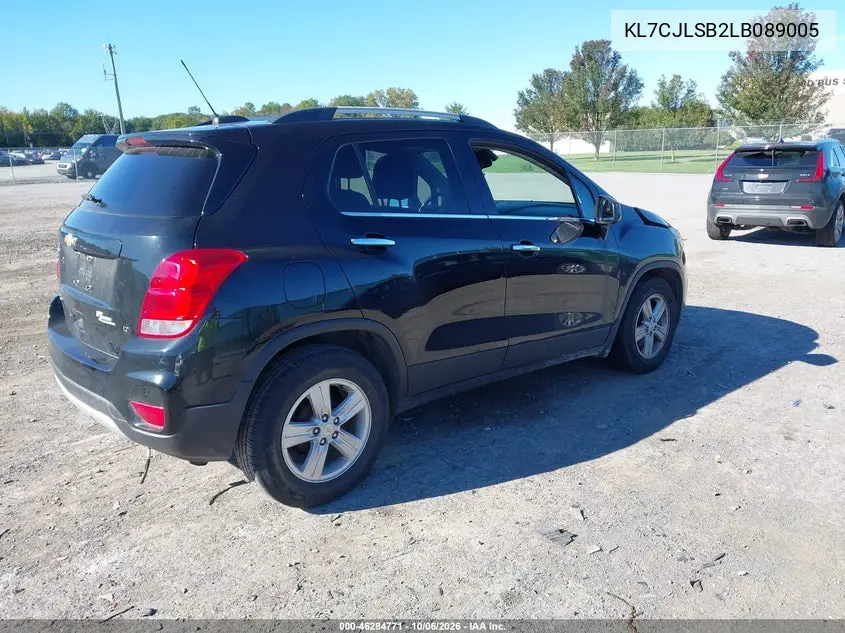 2020 CHEVROLET TRAX VIN KL7CJLSB2LB089005 — фото 4