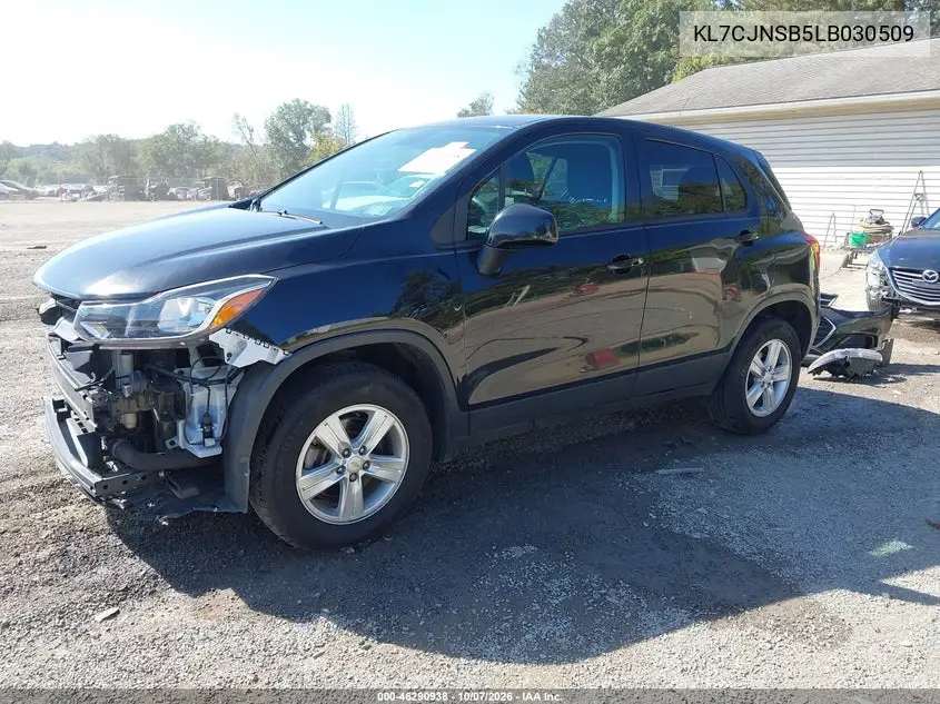 2020 CHEVROLET TRAX VIN KL7CJNSB5LB030509 — фото 2