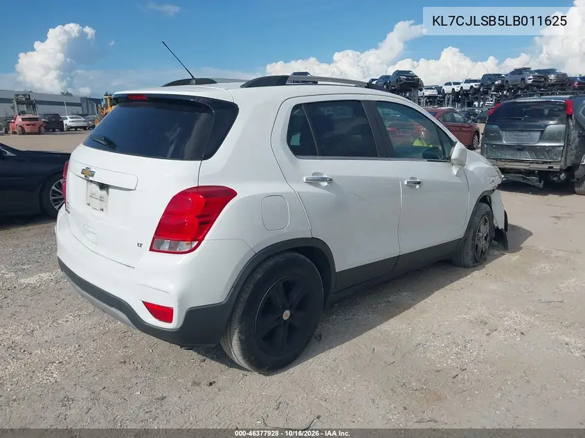 2020 CHEVROLET TRAX VIN KL7CJLSB5LB011625 — фото 4