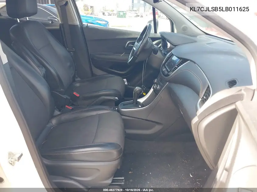 2020 CHEVROLET TRAX VIN KL7CJLSB5LB011625 — фото 5