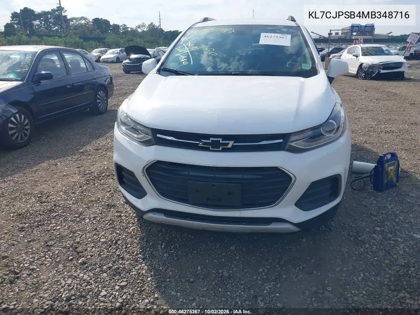 2021 CHEVROLET TRAX VIN KL7CJPSB4MB348716 — фото 12