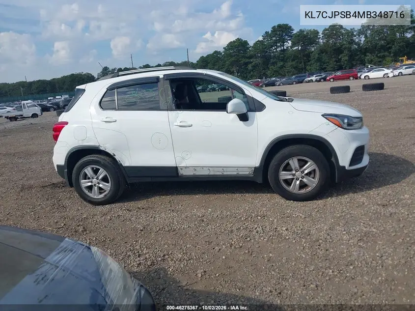 2021 CHEVROLET TRAX VIN KL7CJPSB4MB348716 — фото 13